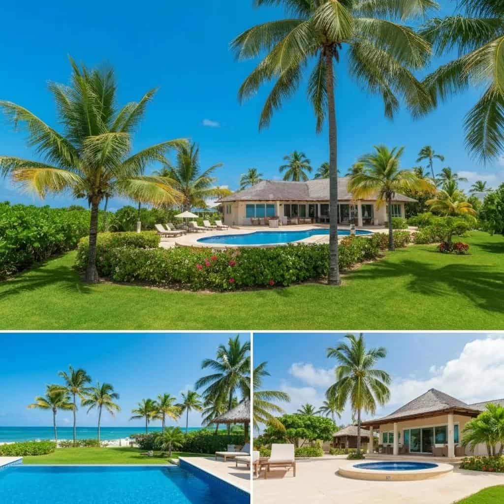 Luxurious beachfront villa in Punta Cana, representing real estate investment opportunities